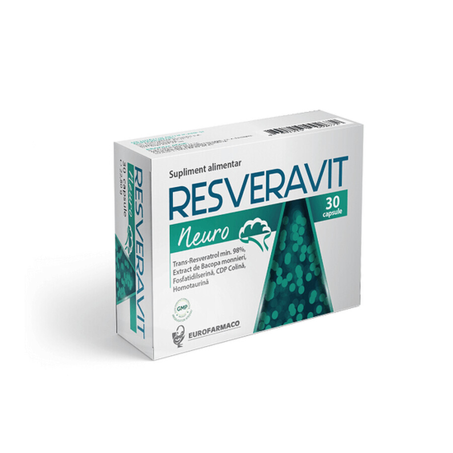 Resveravit Neuro, 30 cápsulas, Europharmaco