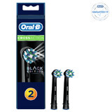 Brosse à dents électrique Cross Action Black Edition, 2 pièces, Oral-B