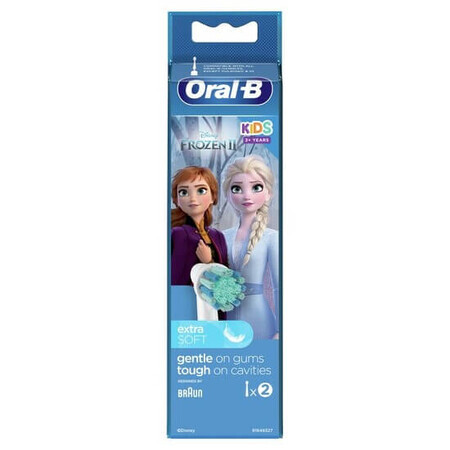 Recambios de cepillo de dientes eléctrico infantil Frozen, 2 unidades, Oral-B