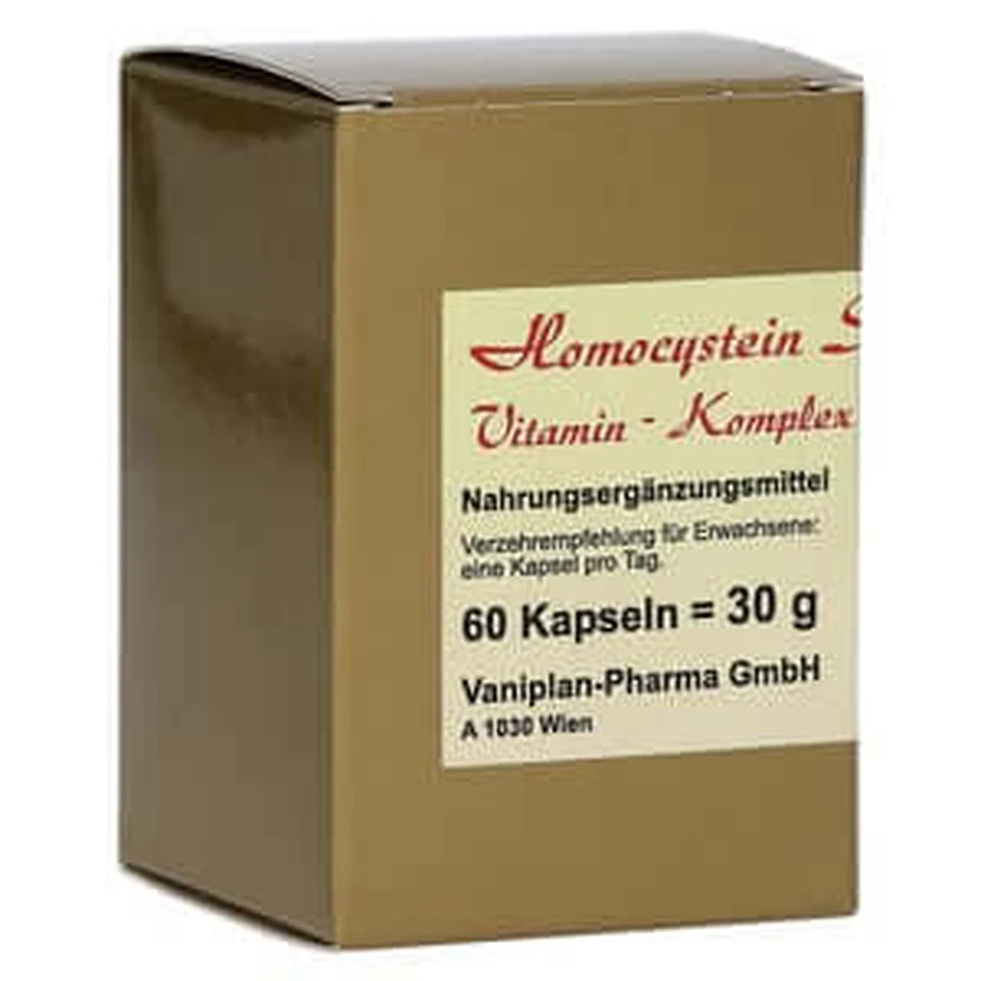 Kompleks witamin metabolizmu homocysteiny 60 St: ceny i cechy