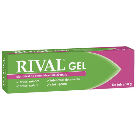 Gel rivale 20 mg/g, 20 g, Fiterman