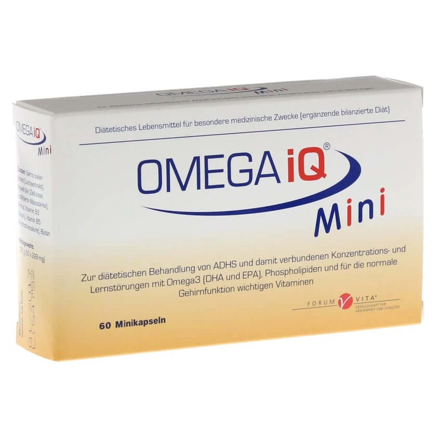 Omega IQ Mini Capsules 60 Capsules