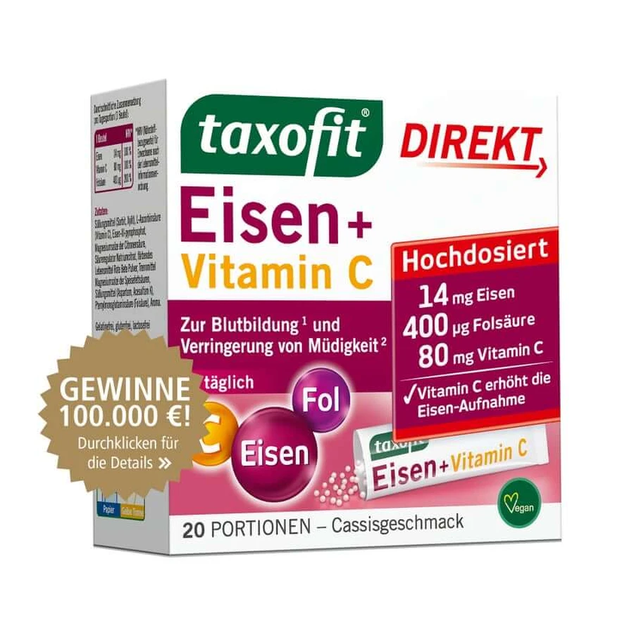 Taxofit Ferro+vitamina C Direct Granuli 20 pz.