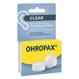 Tapones preauriculares de silicona transparente 6 uds.
