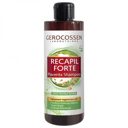 Champú con placenta vegetal Recapil Forte, 400 ml, Gerocossen