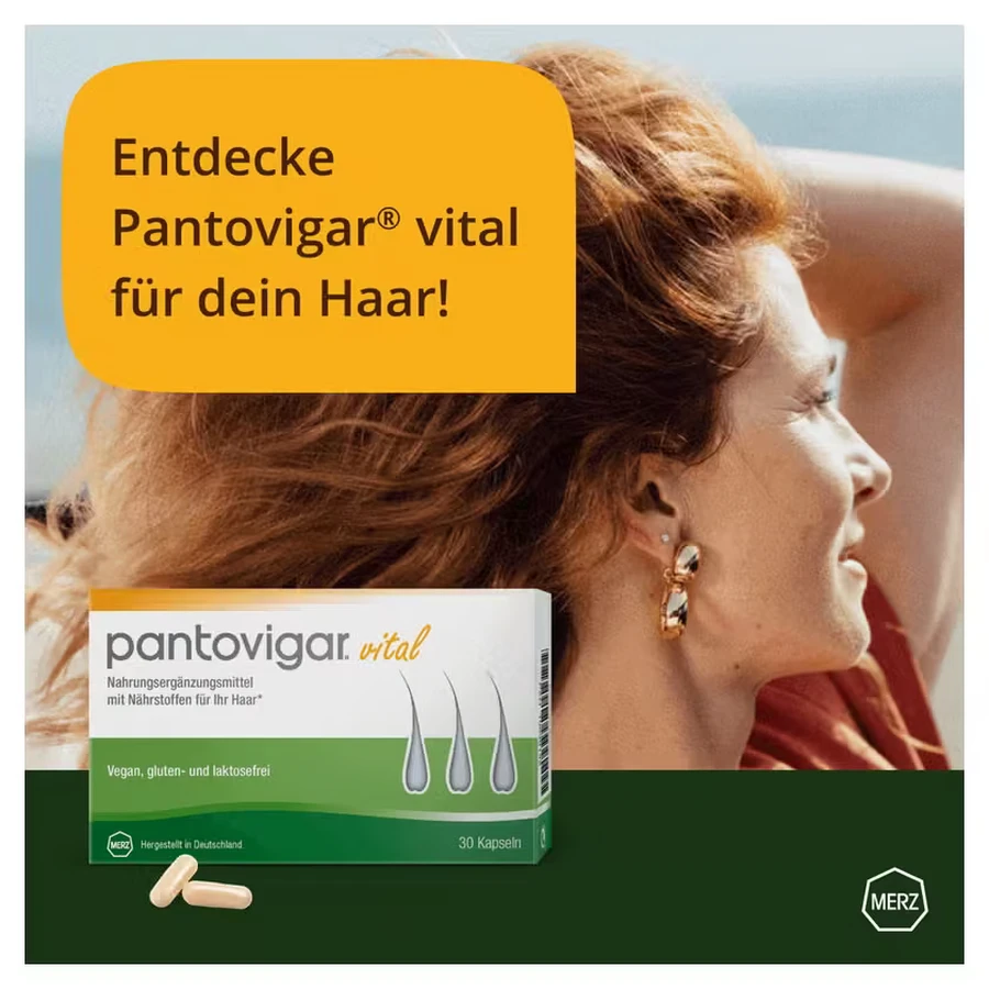 Pantovigar Vital 60 Capsules With Nutrients For Hair