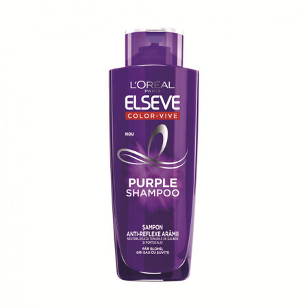 Champú para cabello rubio Color Vive Purple, 200 ml, Elseve