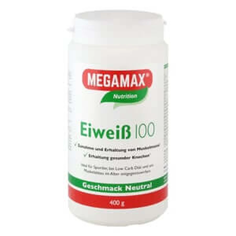 MEGAMAX Eiwit 100 NEUTRAAL 400 g