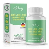 Vitabay Biotina 10 mg Depot + Selenio 110 mcg + Zinc 10 mg 180 St