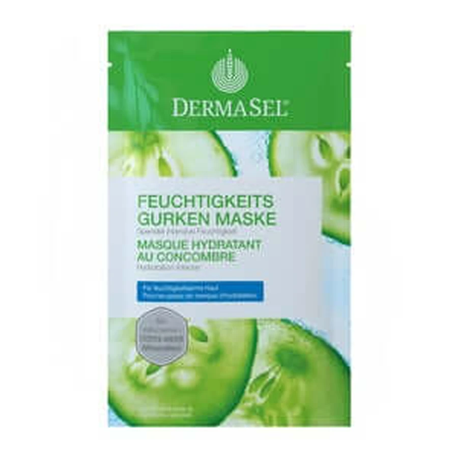 Dermasel Masque hydratant au concombre 12 ml