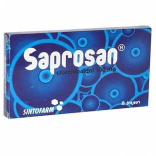 Saprosan 100 mg, 10 dragees, Sintofarm