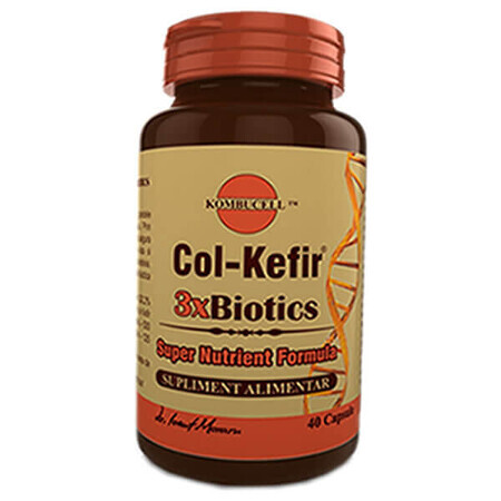 Col-Kefir 3xBiotika, 40 Kapseln, Pro Natura