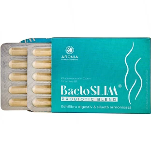 BactoSLIM — formulă premium pentru digestie echilibrată, 30 capsule