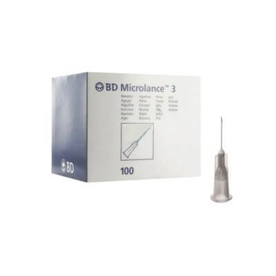 Nadel bd microlance 27 gauge 0.4x13mm grau 100 Stück