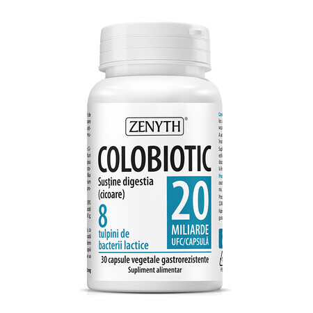 Colobiotico, probiotico 20 miliardi, 30 capsule, Zenyth