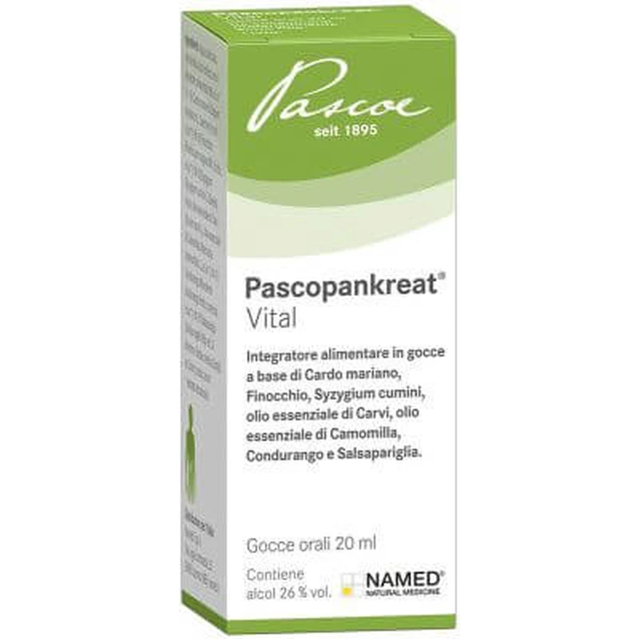Pascopankreat vital krople 20 ml pascoe: ceny i cechy