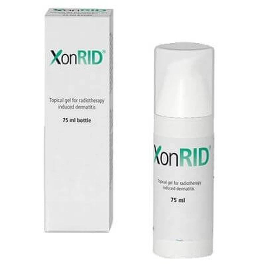 Xonrid gel topique pour la dermatite de radiothérapie 75 ml