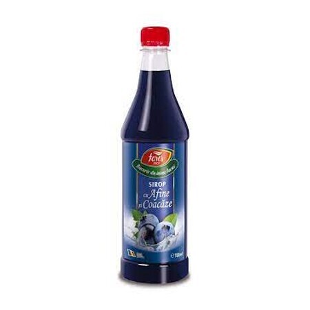 Sirop cu afine și coacăze Aromfruct, 700 ml, Fares