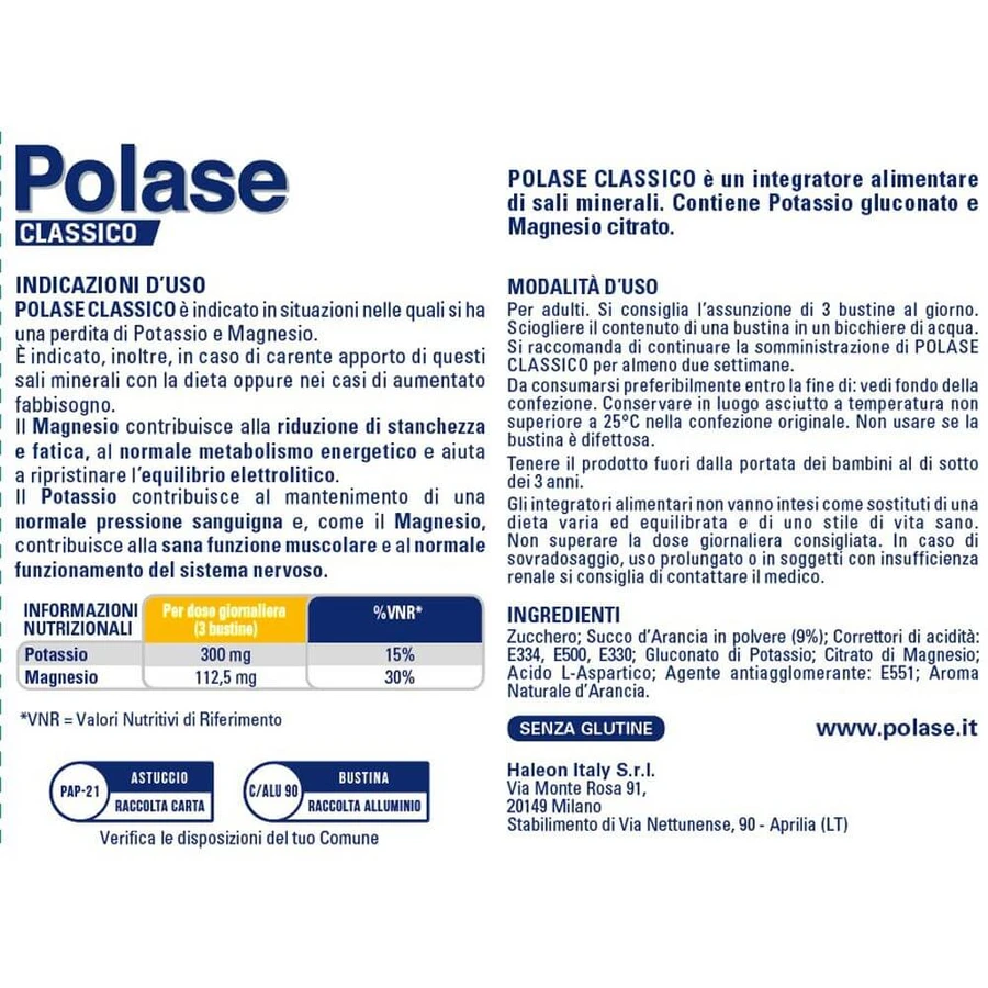 Polase orange 12 sachets effervescents