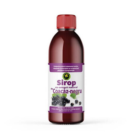 Sirop de cassis avec sucre, 500 ml, Hypericum