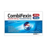 Combifexin 200 mg/ 500 mg, 10 comprimidos recubiertos con película, Sandoz