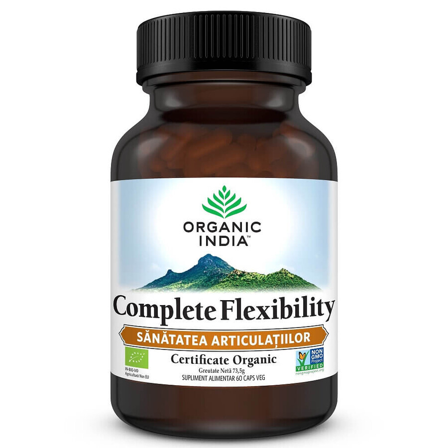 Complete Flexibility, Salud de las articulaciones, 60 cápsulas, Organic India