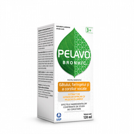 Solución oral Pelavo Bronhic, 120 ml, USP Rumanía