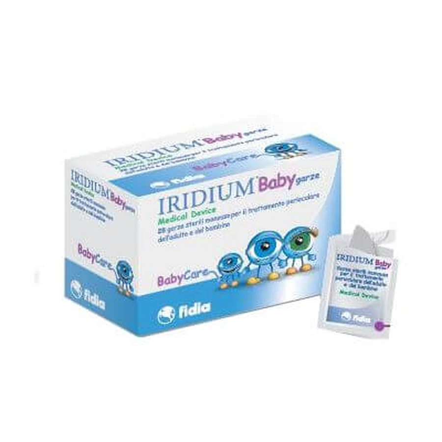 Iridium baby gemedicineerd ooggaas 28 stuks