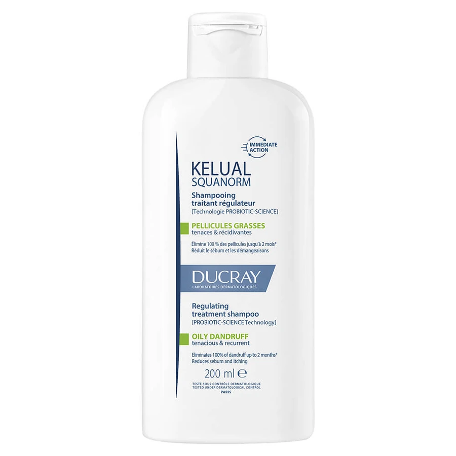 Ducray Kelual Squanorm Shampooing Traitant Antipelliculaire Mătreață uleioasă 200ml