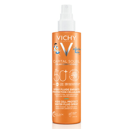 Vichy Capital Soleil Spray Protector para Niños SPF 50+ 200 ml 