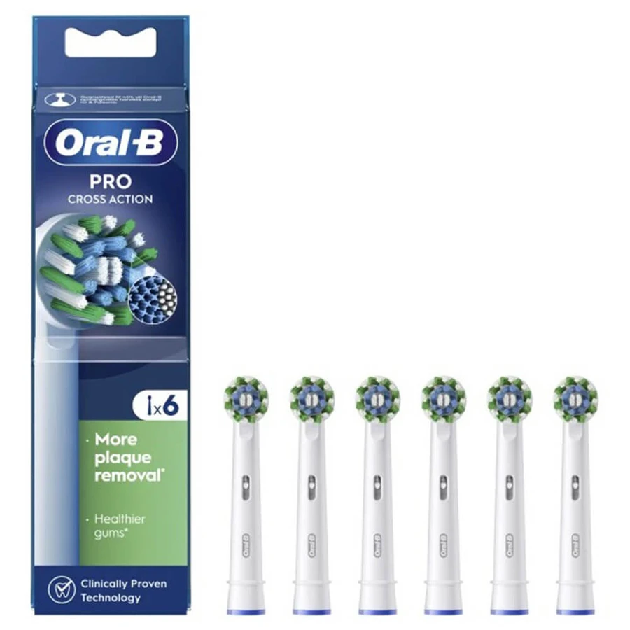 Oral B Części zamienne Pro Cross Action 6szt.: ceny i cechy