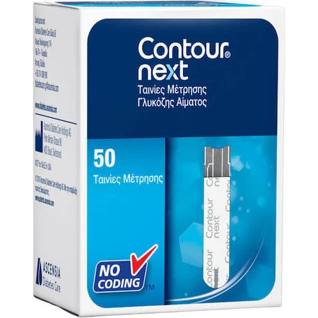 Ascensia Contour Next Benzi de monitorizare a glicemiei 50 de benzi