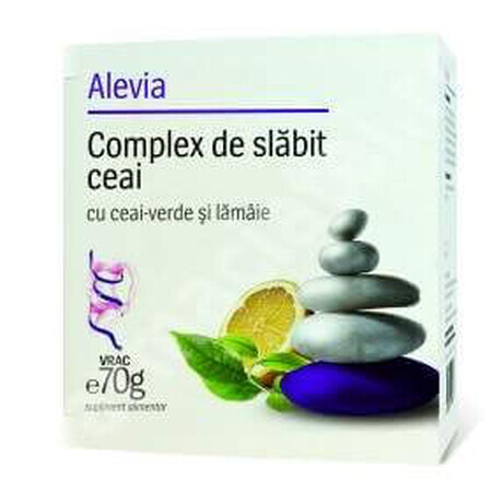 Complexe amincissant thé vert et citron, 70 g, Alevia