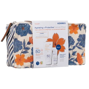 Korres Promo Pack Cremă de față cu protecție solară iaurt SPF50 50ml și gel-cremă hidratantă GRATUITĂ cu probiotice 20ml