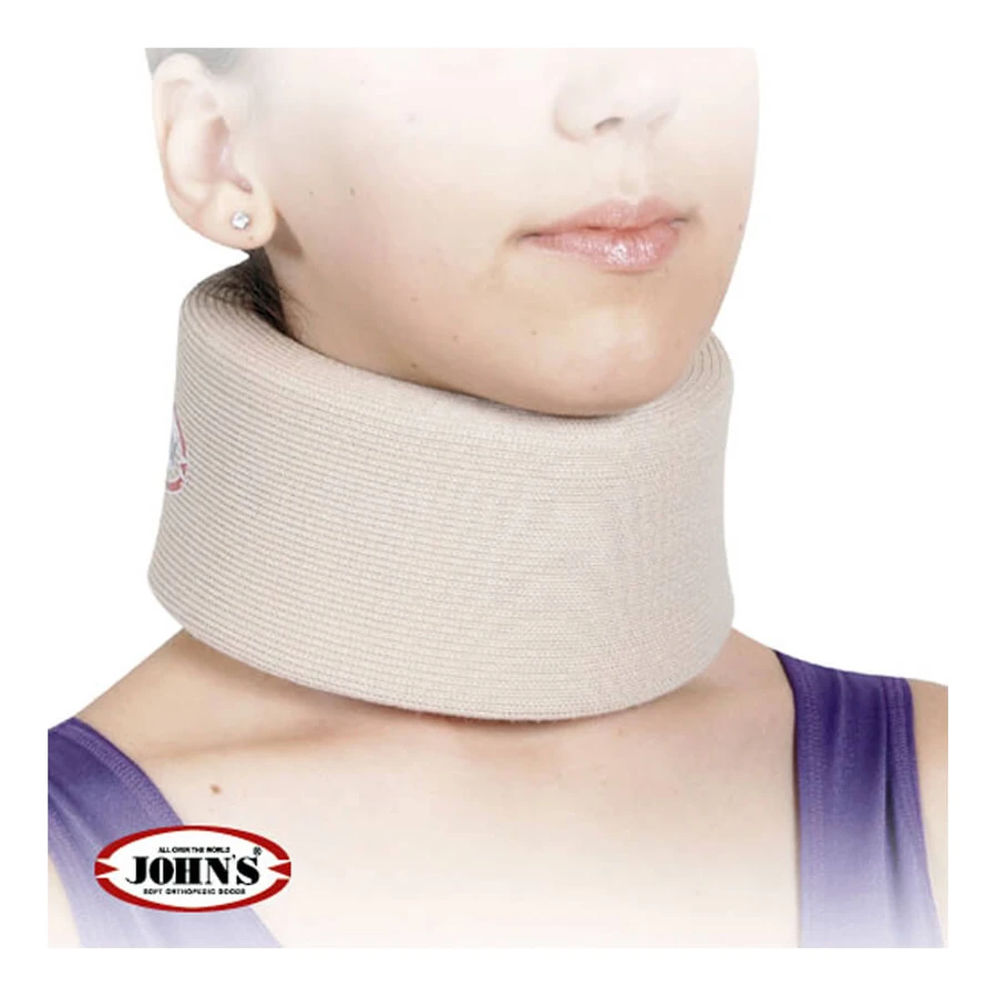 John's Neck Collar Soft Wrap Around One Size Color Beige 15076