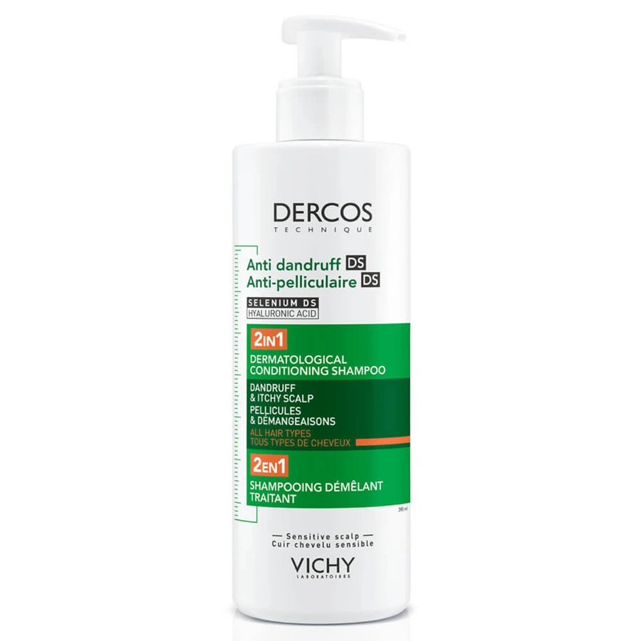 Vichy Dercos Shampoo condizionante antiforfora DS 2in1 390ml