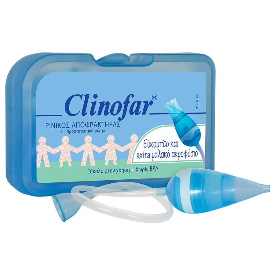 Clinofar Descongestionador Nasal Extra Suave con 5 Filtros Protectores