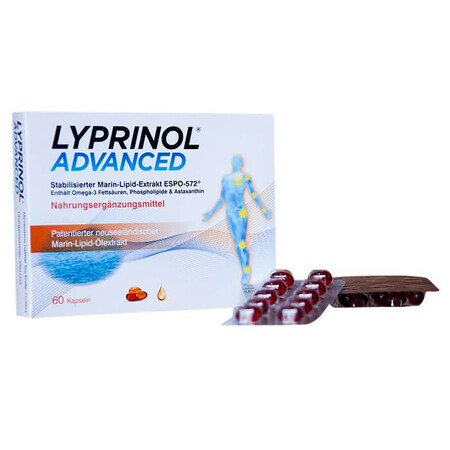 Complejo de lípidos marinos Lyprinol Avansat, 60 cápsulas, Pharmalink