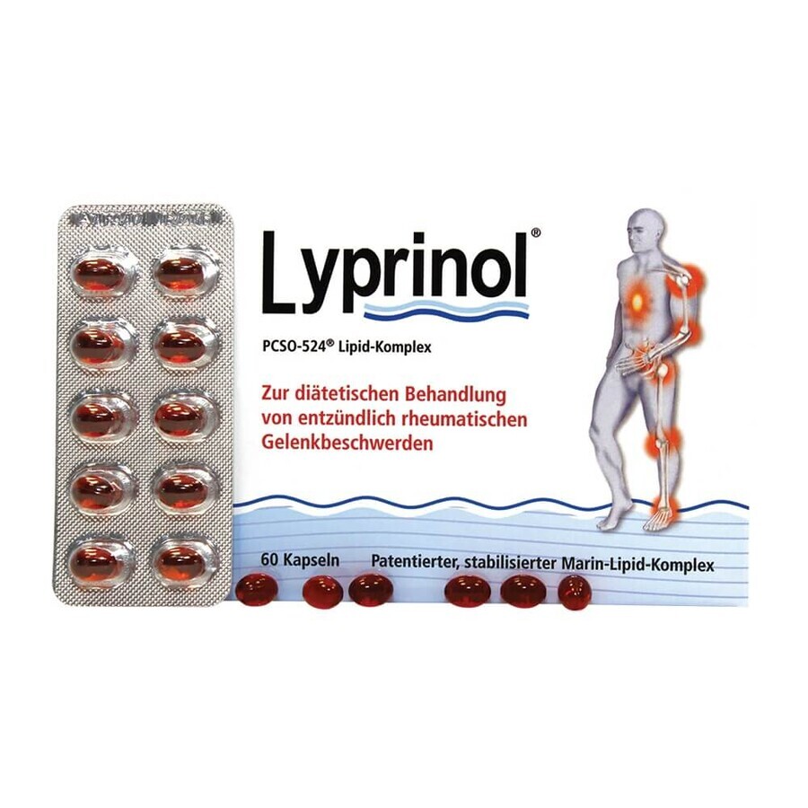 Lyprinol complejo de lípidos marinos, 60 cápsulas, Pharmalink