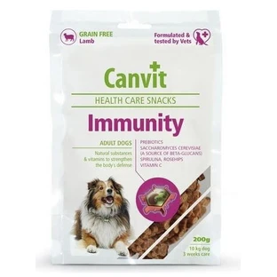 CANVIT Immunity, XS-XL, Agnello, ricompensa funzionale per cani, immunità, 200g