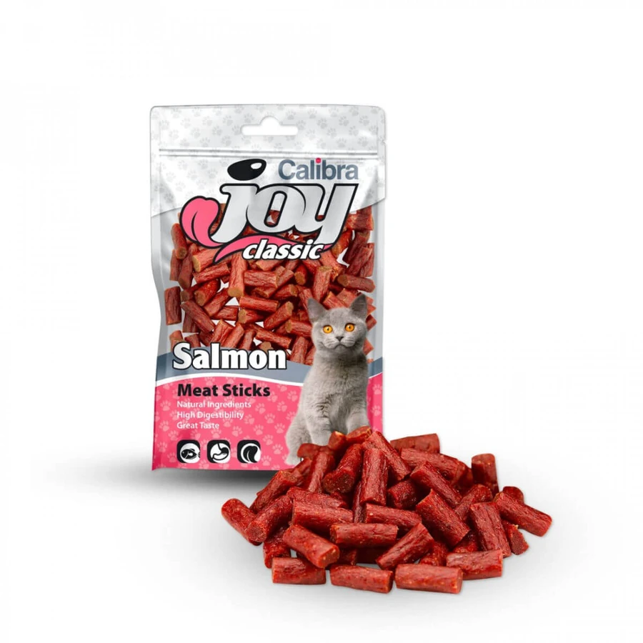 CALIBRA Joy Classic Sticks, Łosoś, torebka z nagrodą dla kota, 70g: ceny i cechy
