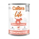CALIBRA Life Puppy&Junior, XS-XL, miel et riz, nourriture humide monoprotéique en conserve pour chiens juniors, (pâté), 400g