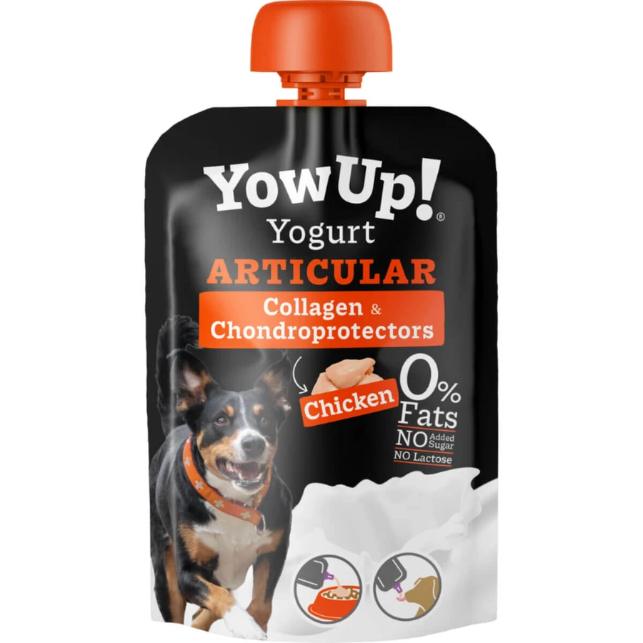 YOWUP! Joint Yogurt, XS-XL, Huhn, funktionelle Belohnung für Hunde, Gelenksystem, (Topping), 115g