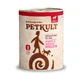 PETKULT Grain Free Junior, Beef, comida húmeda en lata sin cereales para perros junior, 800g
