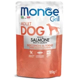 MONGE Grill, XS-XL, Salmon, sachet moist dog food, (in own juice), 100g