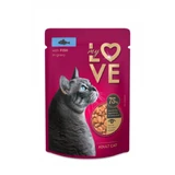 MY LOVE, Pește, plic hrană umedă pisici, (în sos), 85g