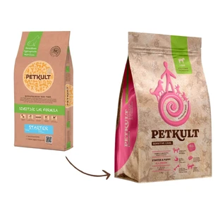 PETKULT Sensitive Care Starter&Puppy Alle Rassen, XS-XL, Honig und brauner Reis, Trockenfutter für junge Hunde, Allergien, 3kg