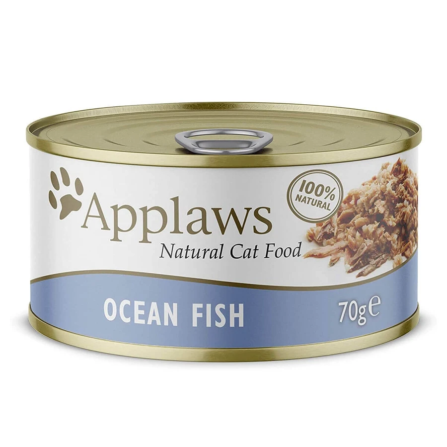 APPLAWS, Oceanic Fish, Katzennassfutter in Dosen, (in Suppe), 156g