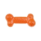 M-PETS Funbone, Kauspielzeug für Hunde XS-L, zahnend, Gummi, orange, 18cm