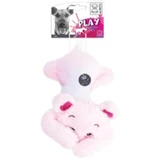 M-PETS Tess, Plüsch Plüschtier Hunde M-XL, körperliche Aktivitäten, Plüsch, rosa, 36cm